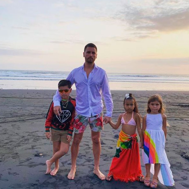 Scott Disick, Mason Disick, Penelope Disick, Reign Disick, Family